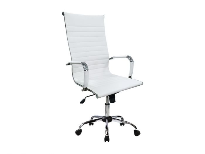 EQUIP — Silla de oficina respaldo alto recubrimiento PU ergonómica