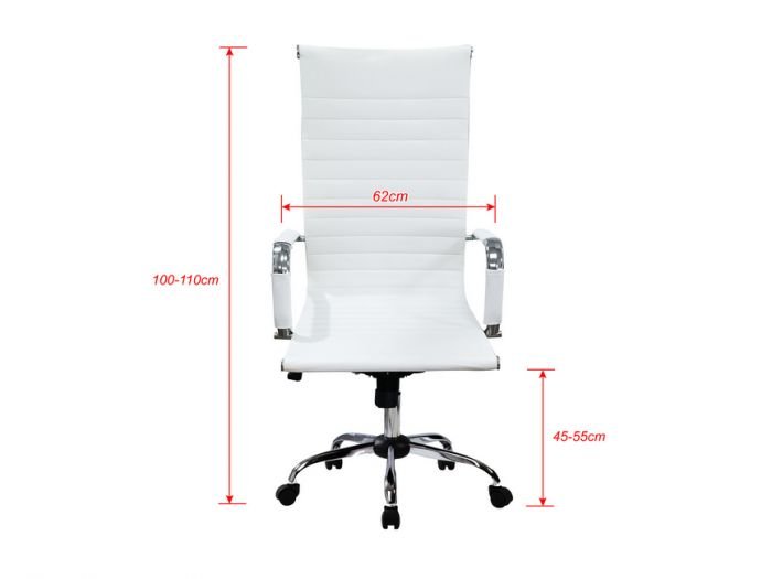 EQUIP — Silla de oficina respaldo alto recubrimiento PU ergonómica 5
