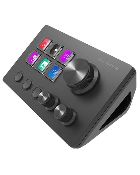 Control DECK Slim Msdtwo 6 Teclas de Acceso Directo LCD 3...