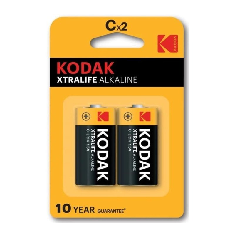 Kodak LR14 XtraLife — Pilas alcalinas C, pack 2 unidades
