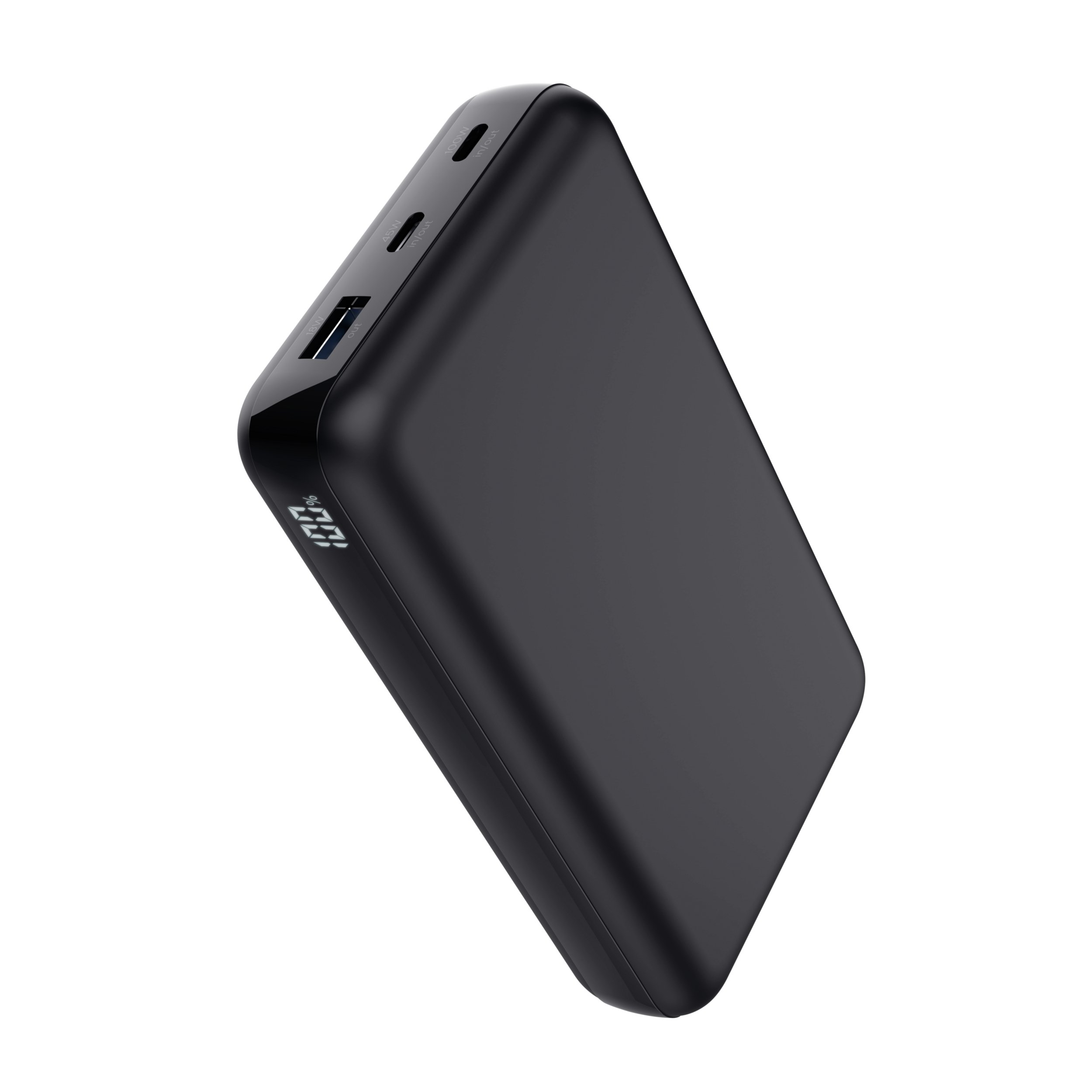 Bateria Externa LARO 100W 20000MAH -1 USB-A y 2 USB-C para Portatil Negro 2