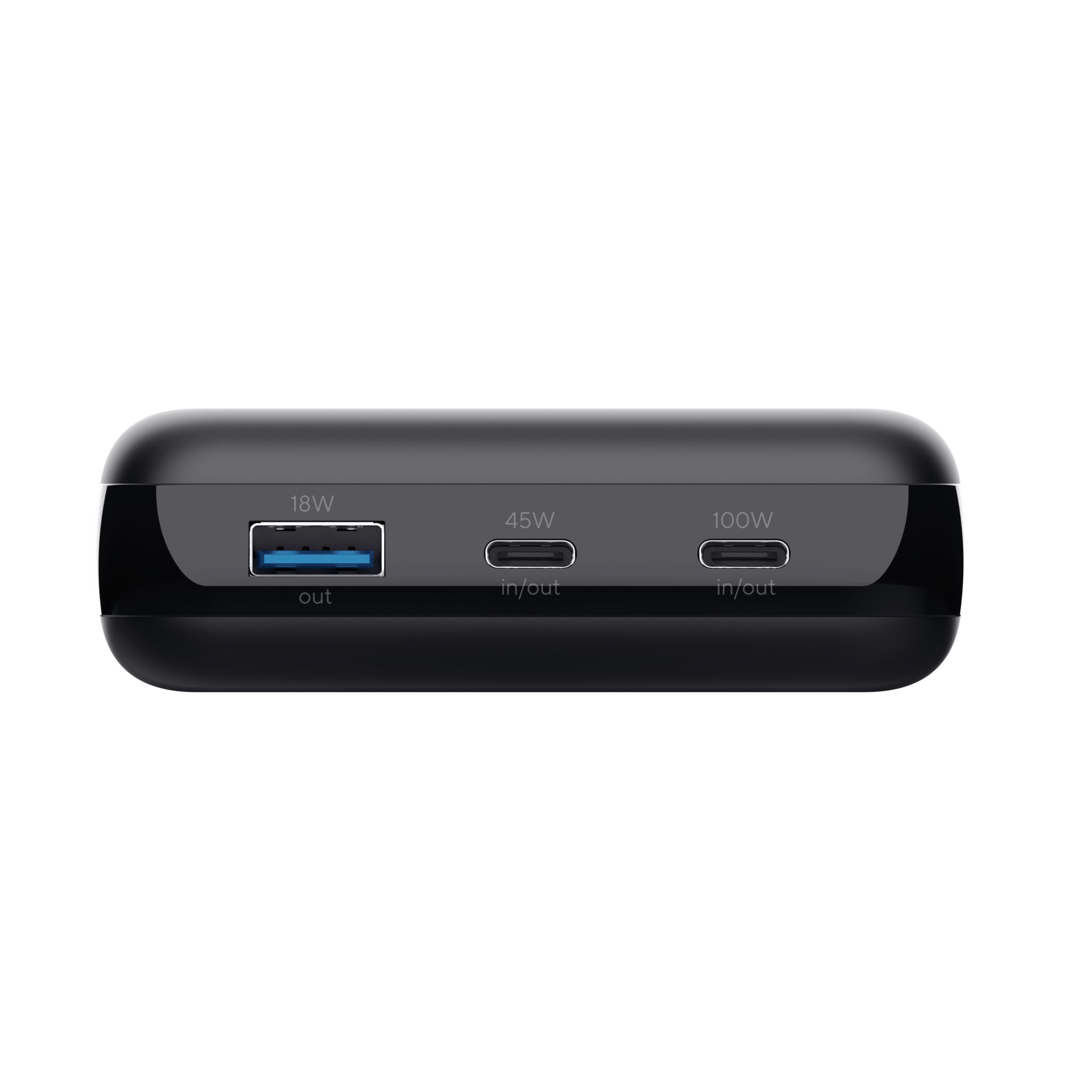 Bateria Externa LARO 100W 20000MAH -1 USB-A y 2 USB-C para Portatil Negro 6