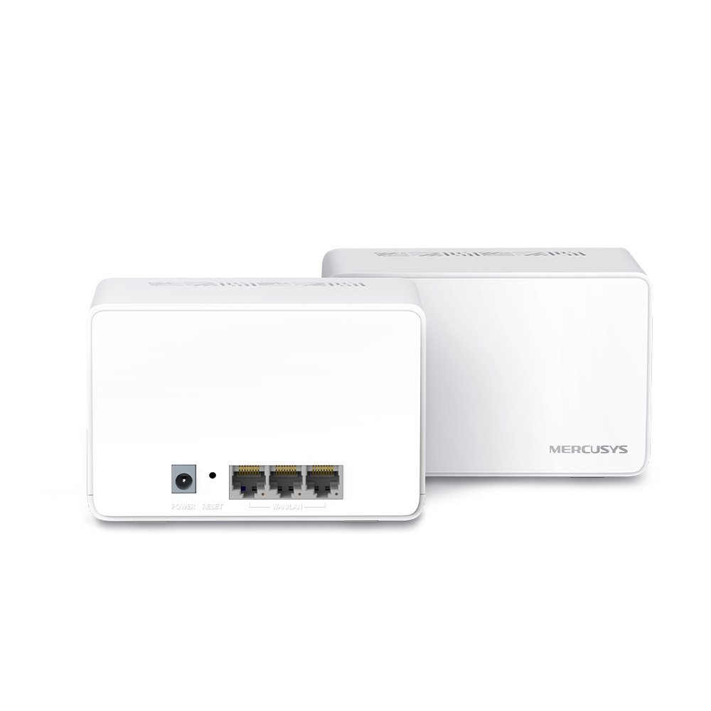 MERCUSYS Halo H80X — Kit Mesh WiFi 6 AX3000 doble banda 2 unidades — vista detalle 1