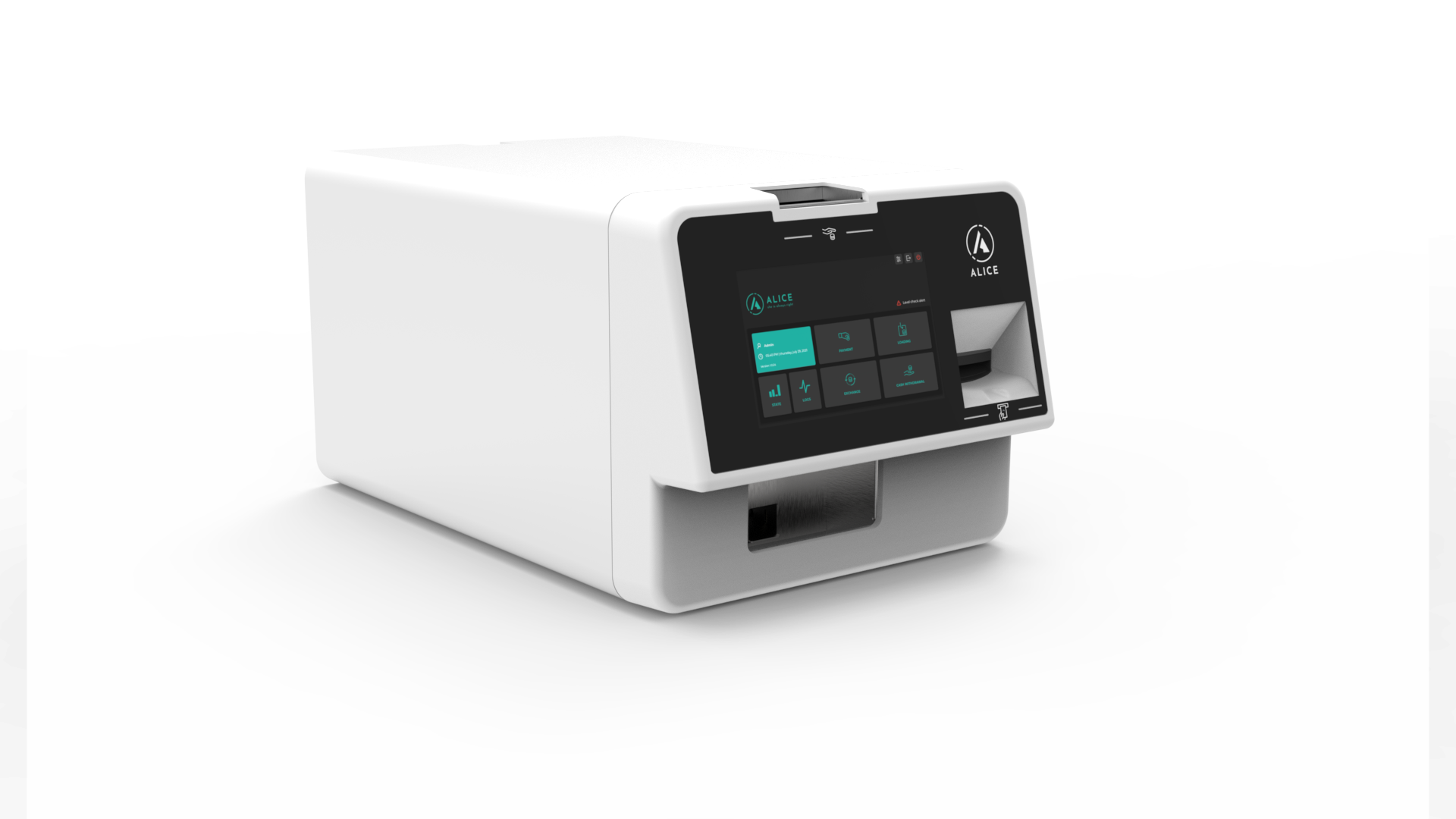Maquina de Autocobro Blanca