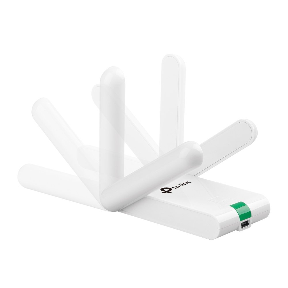 TP-LINK WN822N — Adaptador WiFi 300Mbps con 2 antenas y cable USB 4