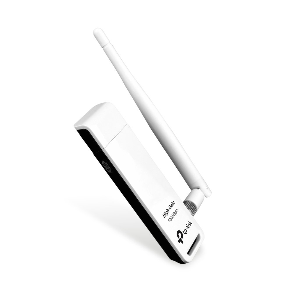 TP-Link WN722N — Adaptador WiFi USB 150Mbps con antena desmontable