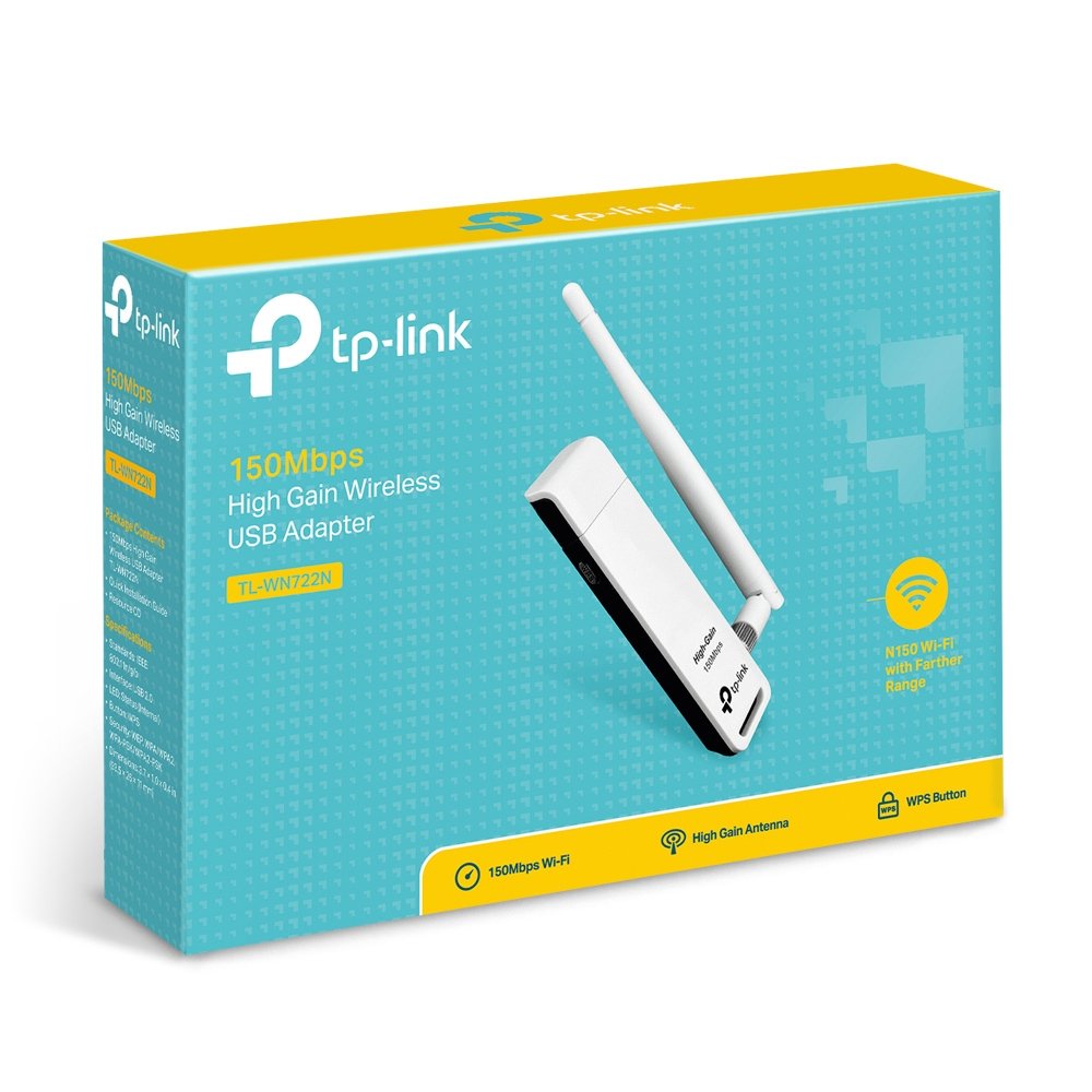 TP-Link WN722N — Adaptador WiFi USB 150Mbps con antena desmontable 5