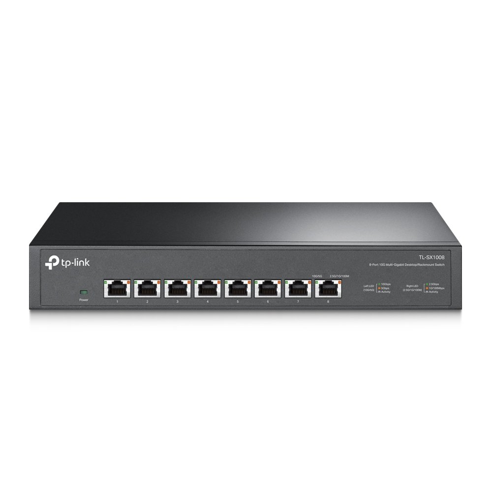 Switch no Gestionable TP-LINK SX1008 8P 10Gbps Carcasa de Metal no RACK — vista detalle 1