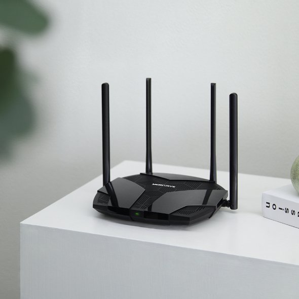 Router WIFI 6 Dualband MR80X WIFI 6 AX3000 4P Gigabit 4 Antenas de Alta Ganancia — vista detalle 2