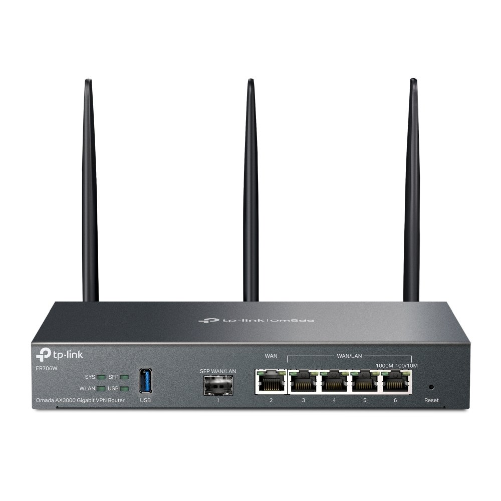 TP-LINK ER706W — Router VPN Gigabit WiFi 6 AX3000