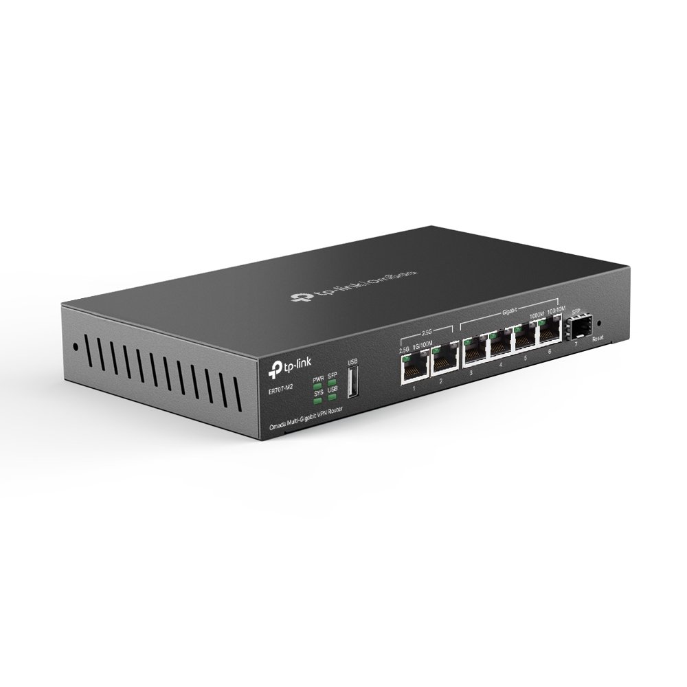 Router VPN TP-LINK ER707-M2 Multigigabit Omada 2P de 2.5G hasta 6P WAN — vista detalle 2