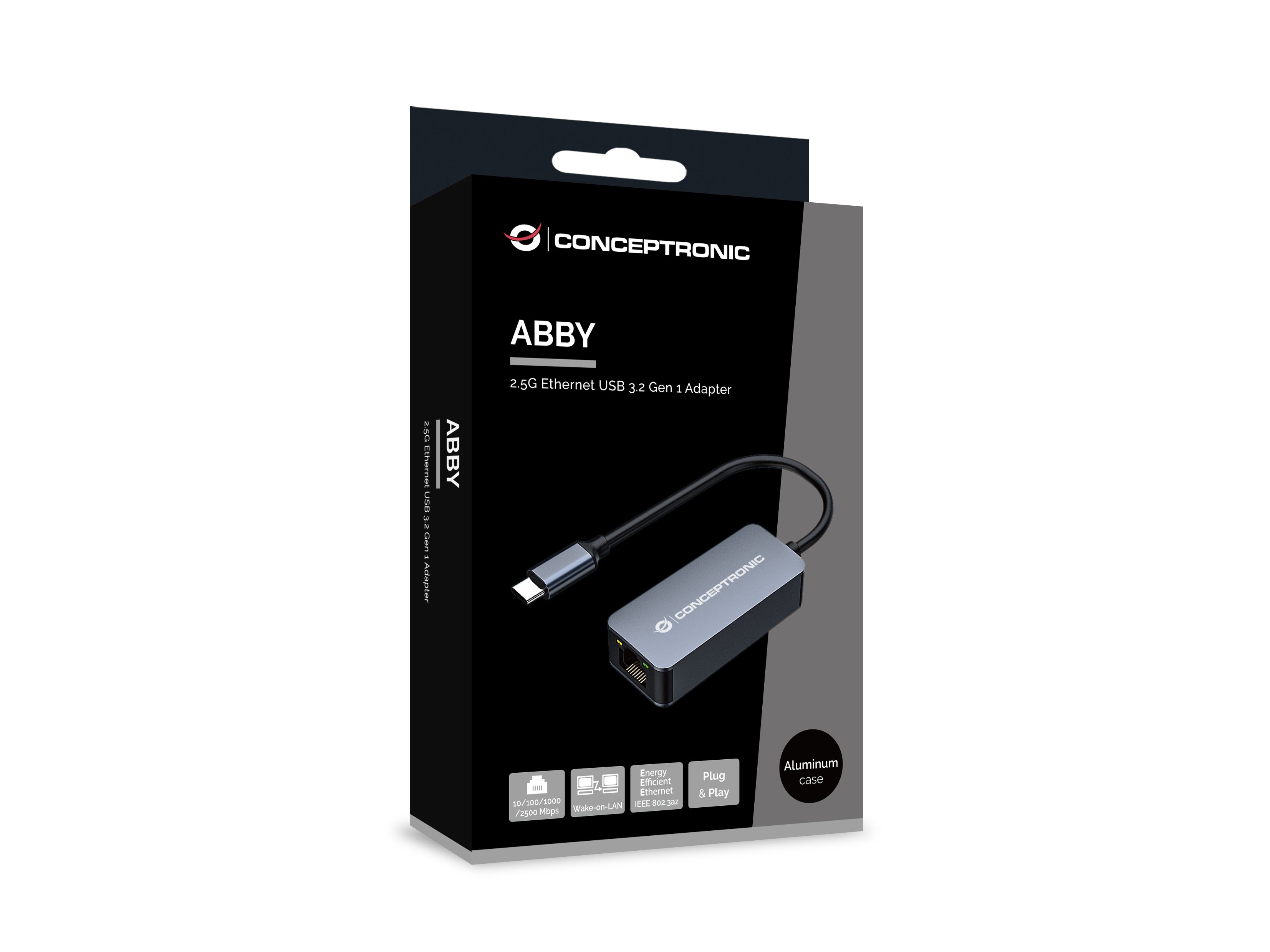 CONCEPTRONIC USB-C — Adaptador Ethernet 2.5Gb RJ45 2