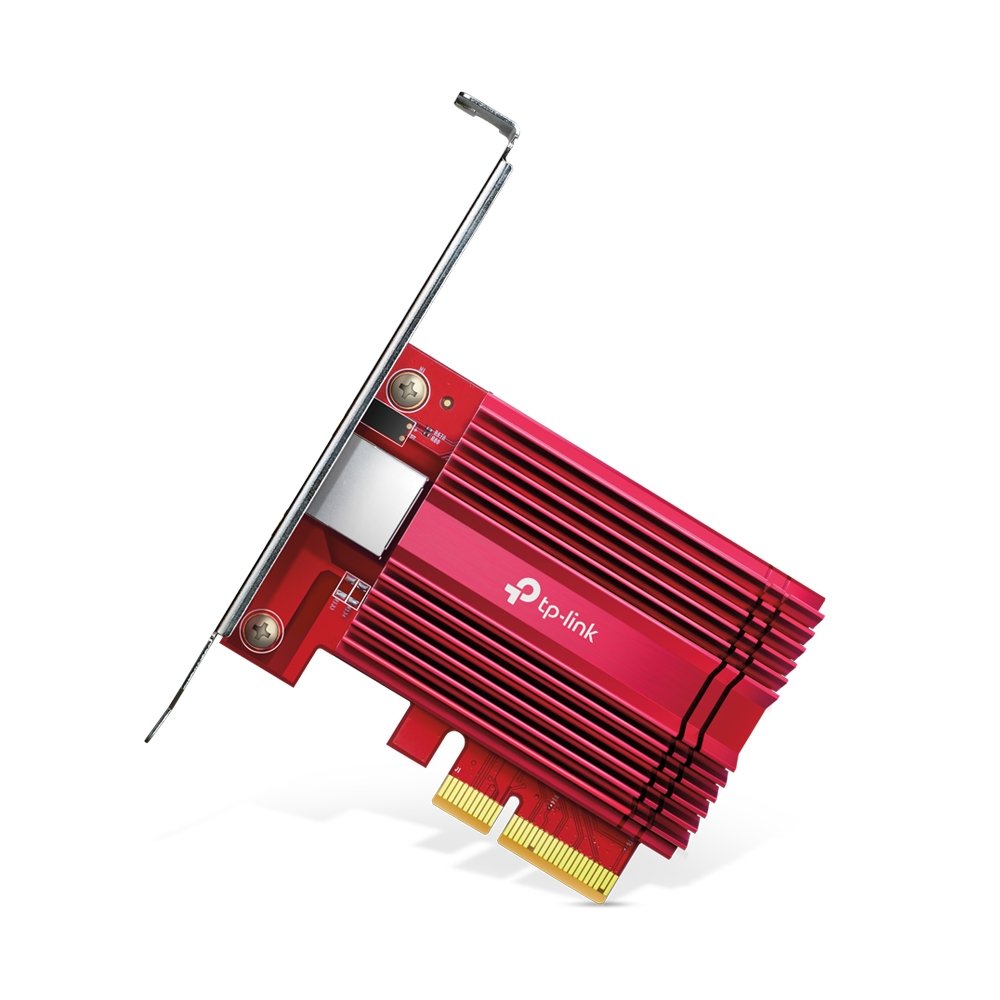 Tarjeta de RED Pcie 10GIGABIT TP-LINK TX401 Incluye Sopor...