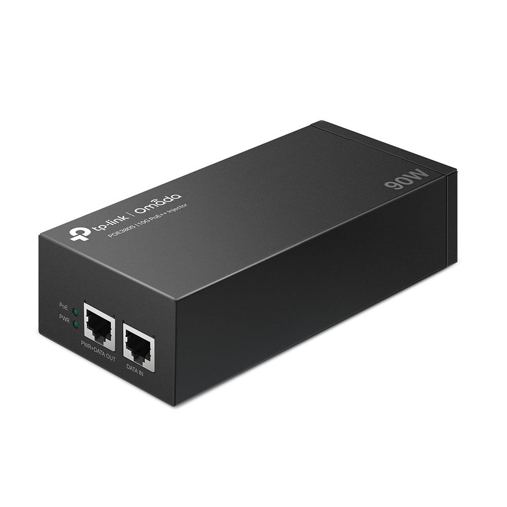 POE Injector TP-LINK POE380S 2P 10Gbps 90W PASA Datos y Alimentacion por el Mismo Cable hasta 100 Metros PLUG AND PLA 2