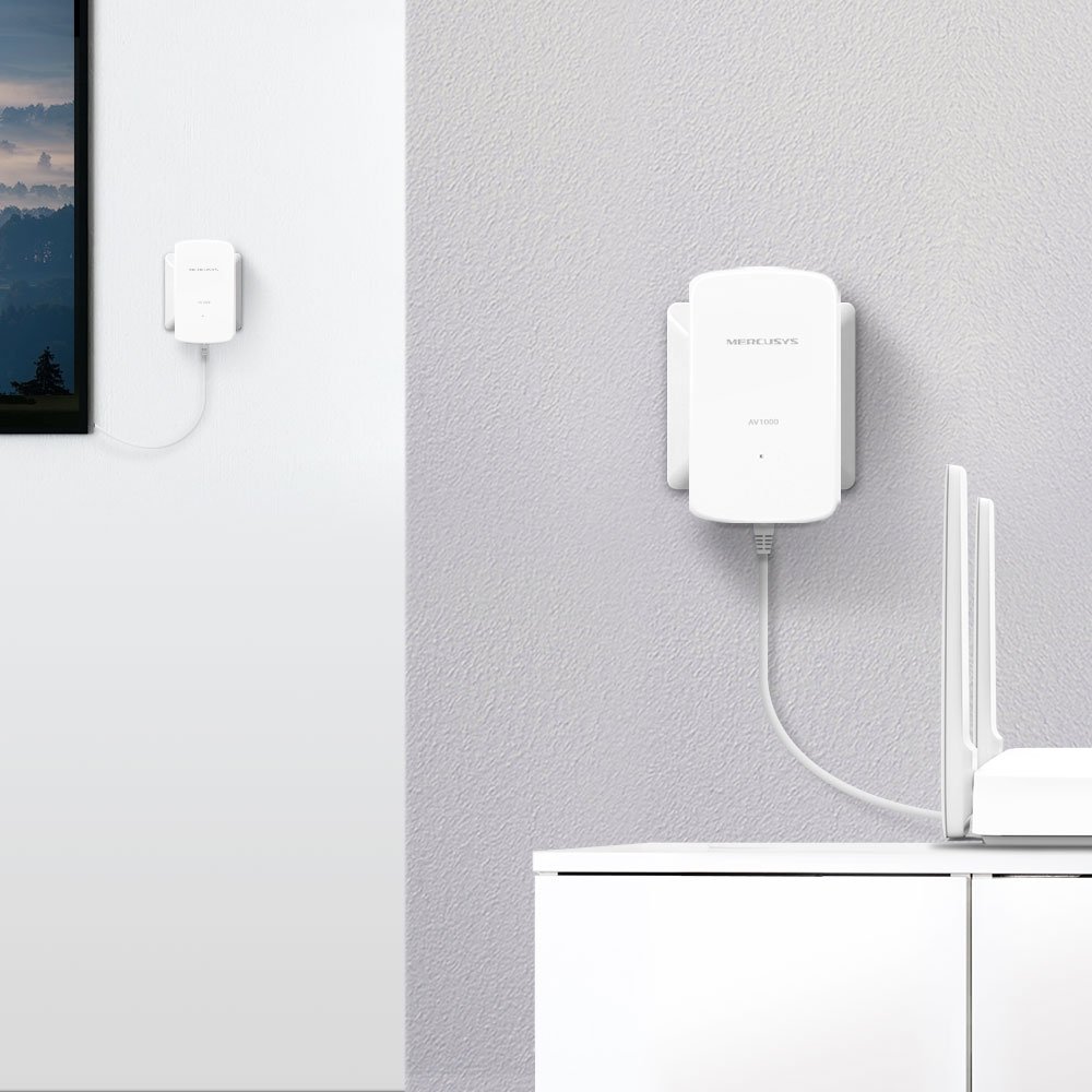 MERCUSYS MP500 — Kit adaptadores PLC con Gigabit Ethernet (2 unidades) 2