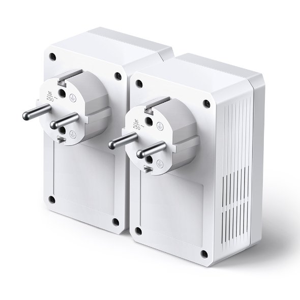 Homeplug TP-LINK Powerline 500MB PA4010PKIT 1P Ethernet PASS-THROUGH Kit de 2 Unidades Soporta Multiples IPTV Streams 2