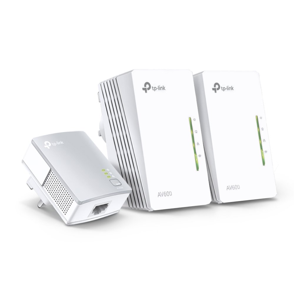 TP-LINK TL-WPA4220T — Kit powerline WiFi 300Mb con 2 puertos Ethernet