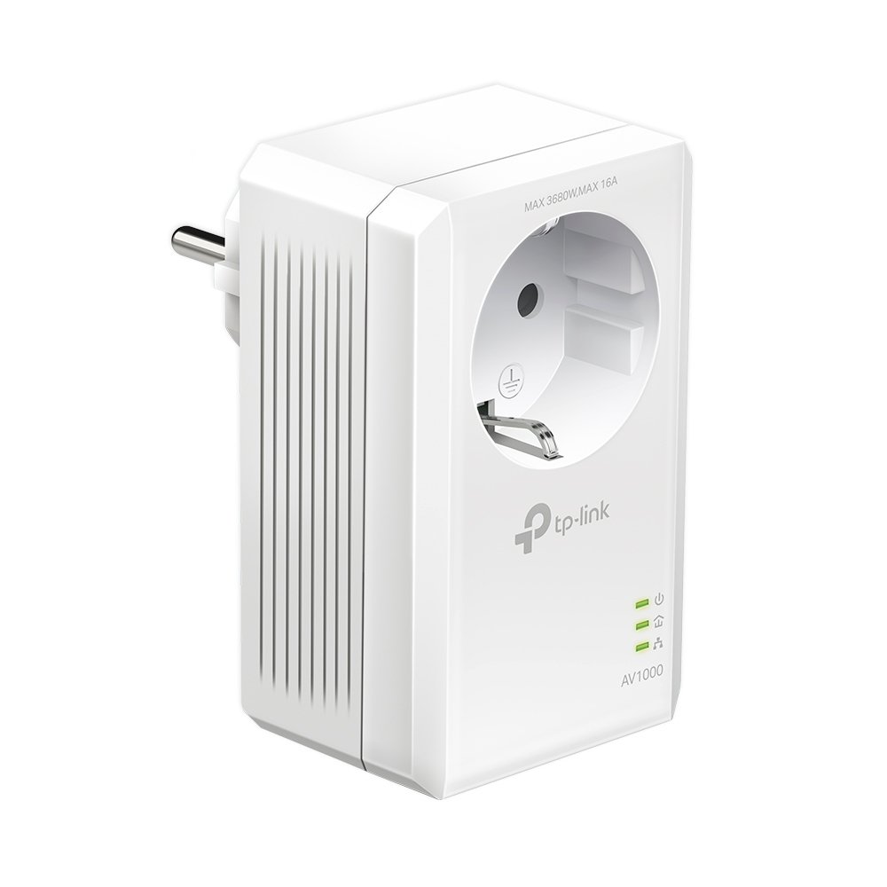 Homeplug TP-LINK Powerline 1000MB PA7017KIT Passthrough 1P GIGA Kit 2 Unidades 2