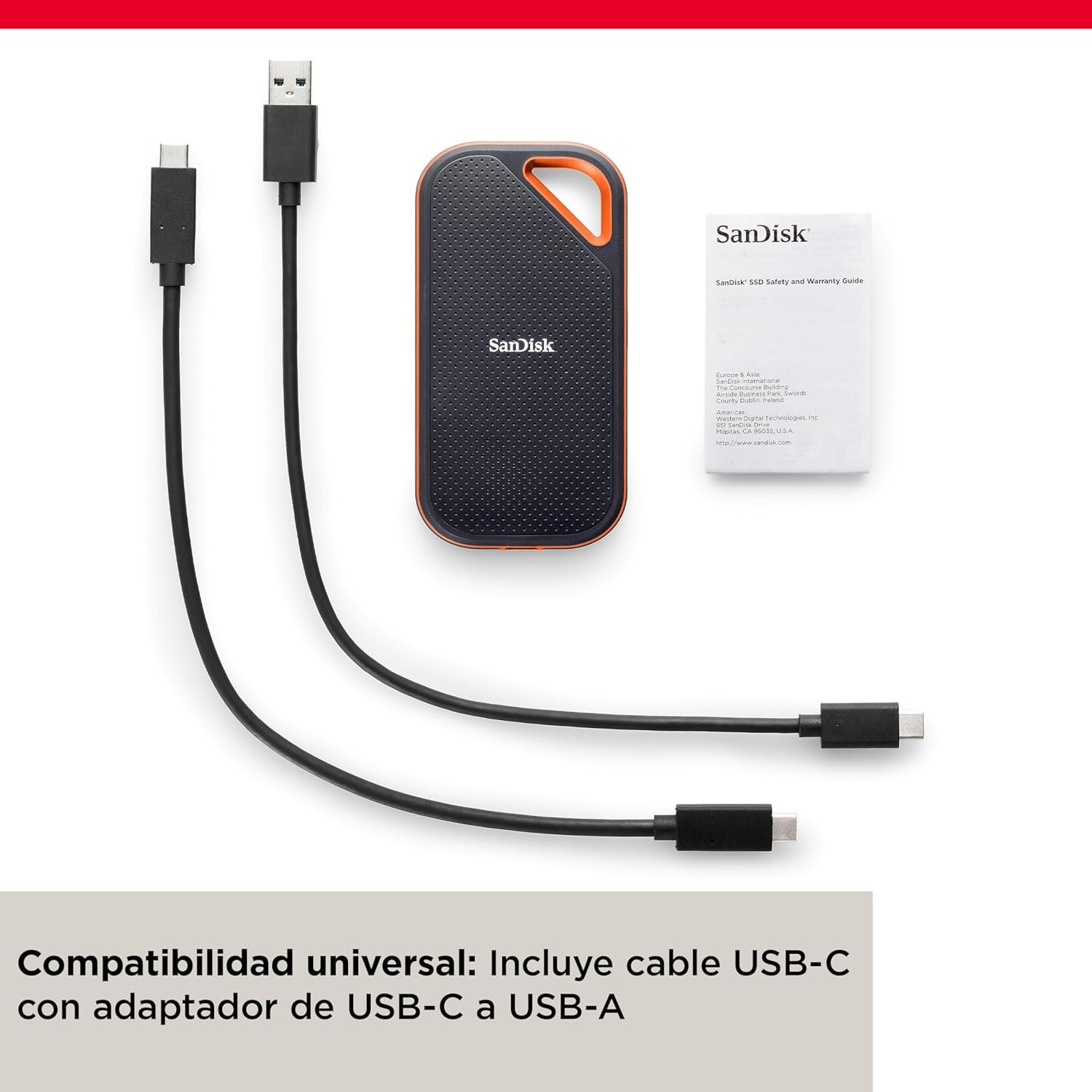 Disco M.2 Externo Extreme Pro V2 4TB 2.5" USB 3.2 GEN2X2 2000 MB/s Escritura SDSSDE81-4T00-G 4