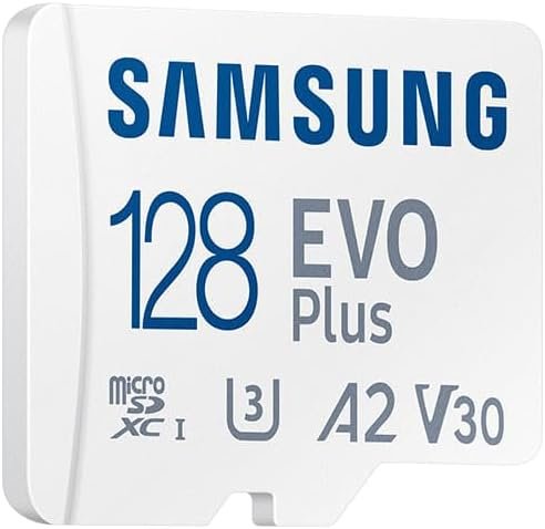 Samsung EVO Plus 128GB — Memoria microSD Clase 10 con adaptador 4