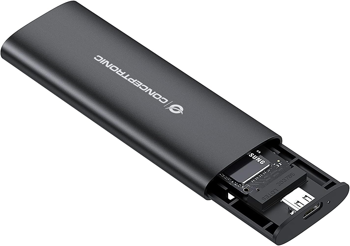 CONCEPTRONIC DANTE HD — Caja M.2 USB-C 3.2 Gen2 para SSD SATA/NVMe 5