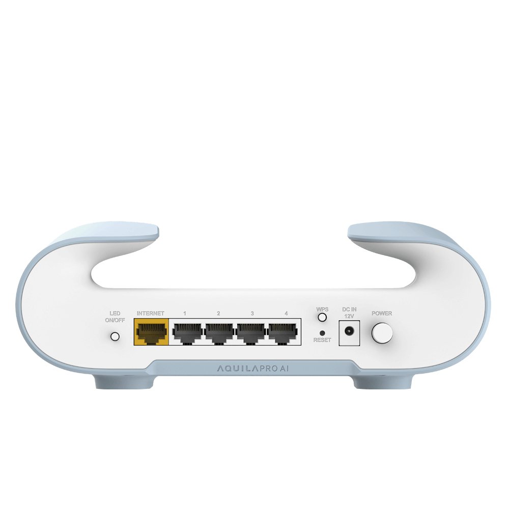 Router WIFI 6 Dualband M60-2 Aquila Pro AI AX6000 Smart MESH 2.4GHz(1148 Mbps) 5GHZ(4804Mbps) — vista detalle 2