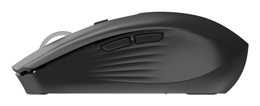 Mouse Gaming Wireless W01 1600dpi Ajustables 6 Botonoes Bateria 500mAh Color Negro — vista detalle 1