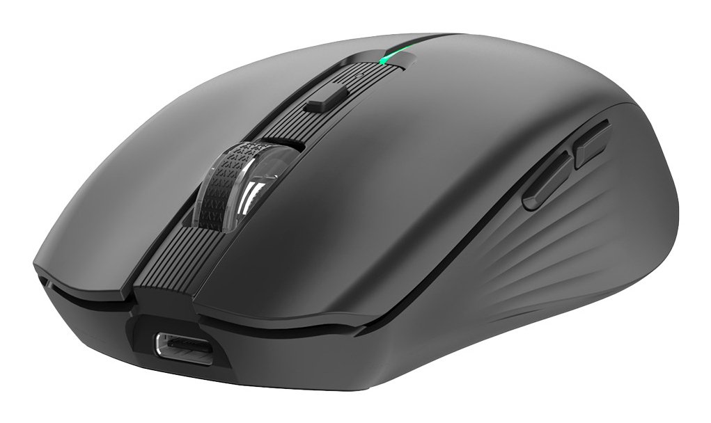 Mouse Gaming Wireless W01 1600dpi Ajustables 6 Botonoes Bateria 500mAh Color Negro — vista detalle 2