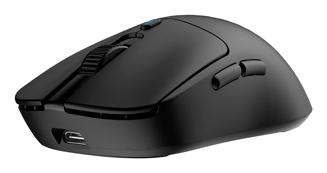 Mouse Wireless W03-B 2.4GHz 10000dpi 7 Botones Bateria 300mAh Negro — vista detalle 1