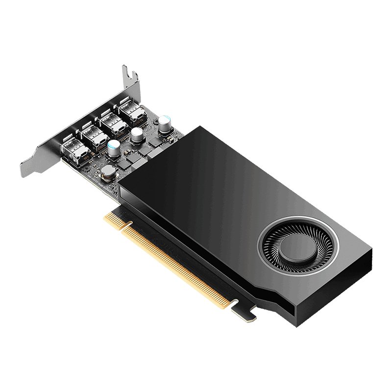 VGA Geforce RTX A400 4GB GDDR6 64 BIT CUDA 768 4xMiniDP TDP 50W LOW Profile Smallbox 3