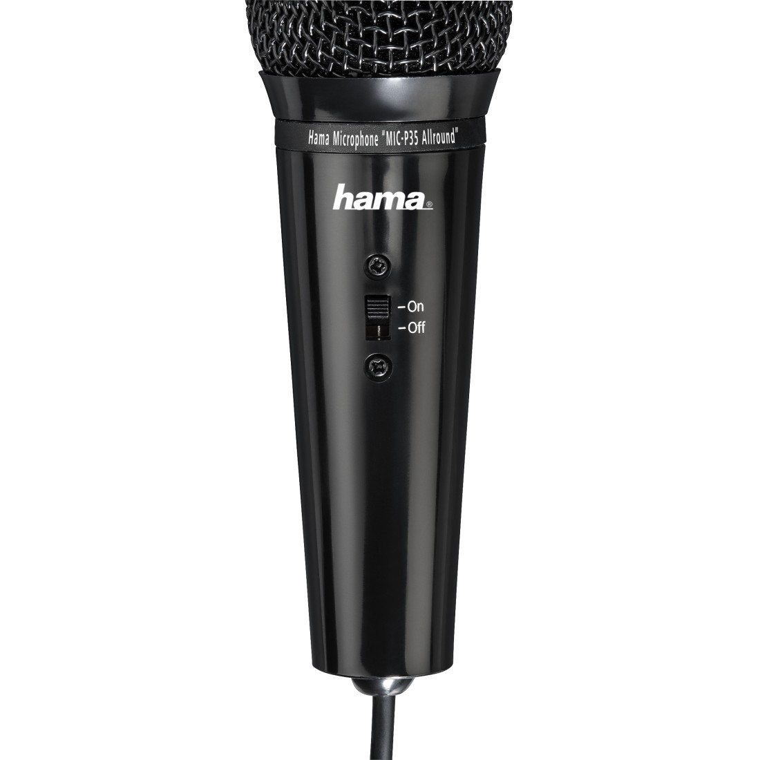 HAMA MIC-P35 — Micrófono sobremesa con trípode y cable 2.5m — vista detalle 1