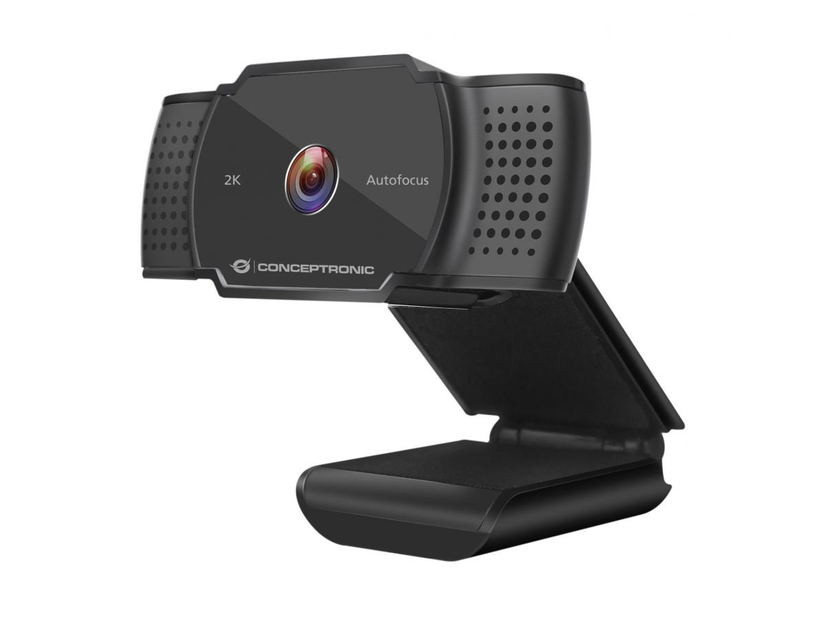 CONCEPTRONIC AMDIS — Webcam 2K 5MP con micrófono integrado 3