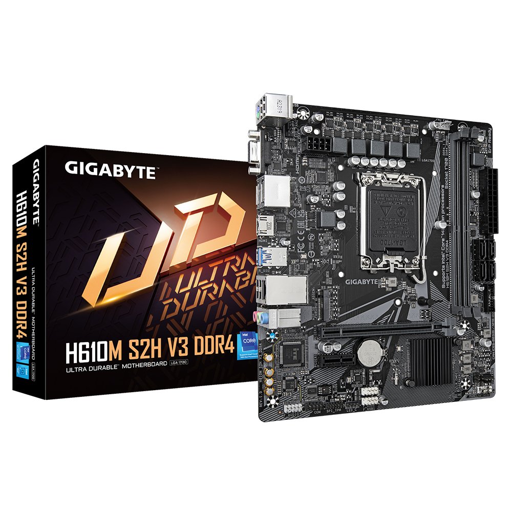 GIGABYTE H610M S2H V3 — Placa base M-ATX DDR4 Socket 1700