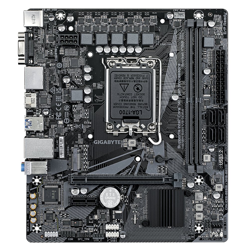 GIGABYTE H610M S2H V3 — Placa base M-ATX DDR4 Socket 1700 2