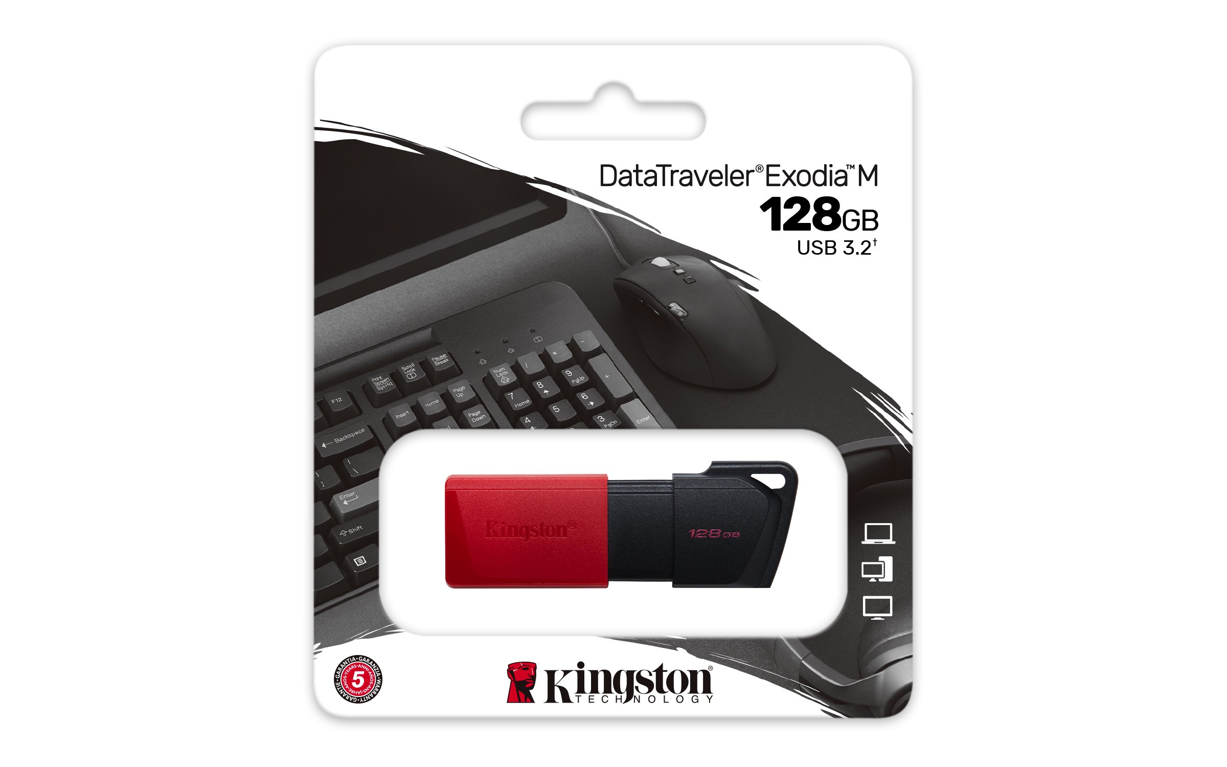 Kingston Exodia M — Memoria USB 128GB USB 3.2 6