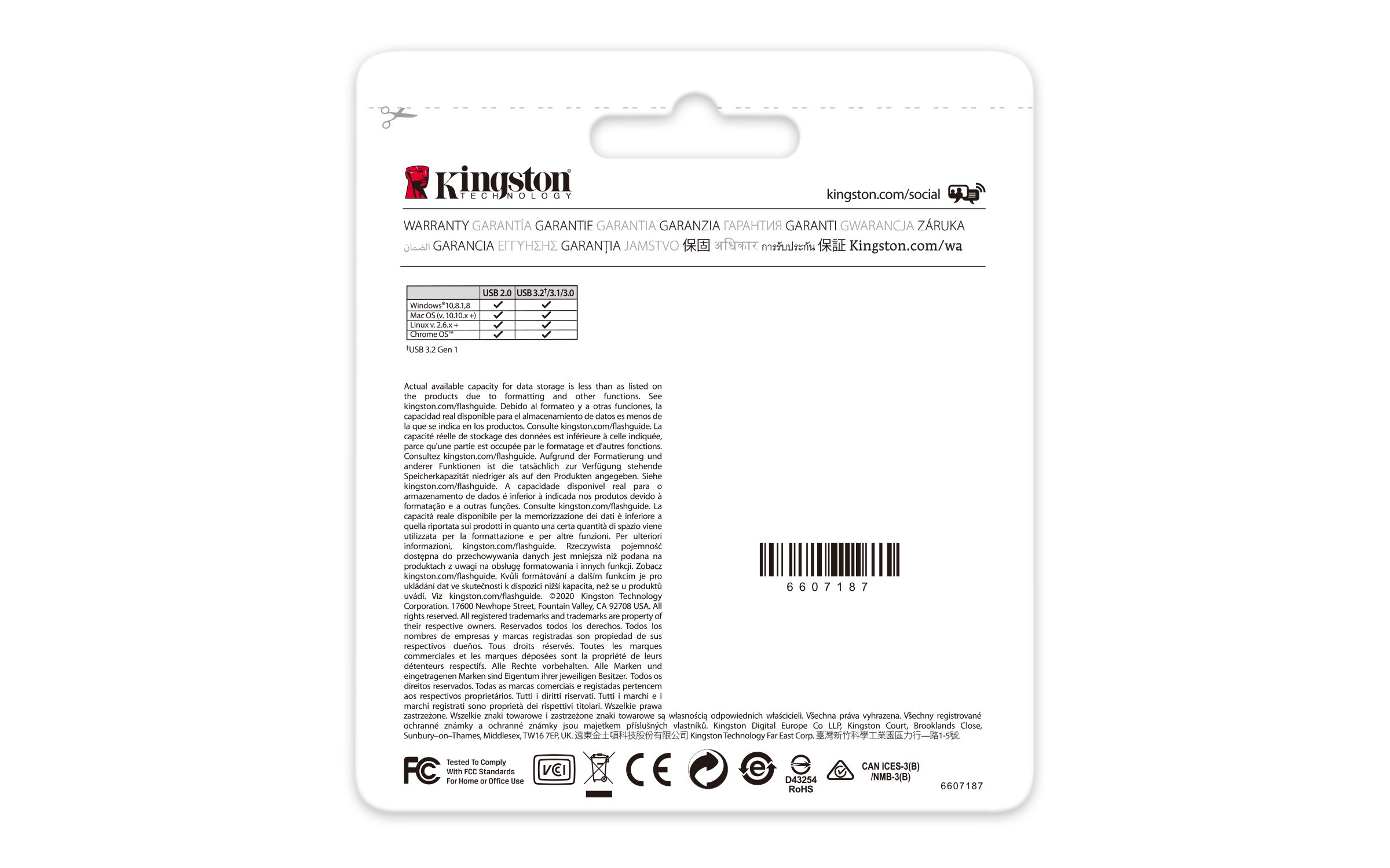 Kingston Exodia M — Memoria USB 128GB USB 3.2 7