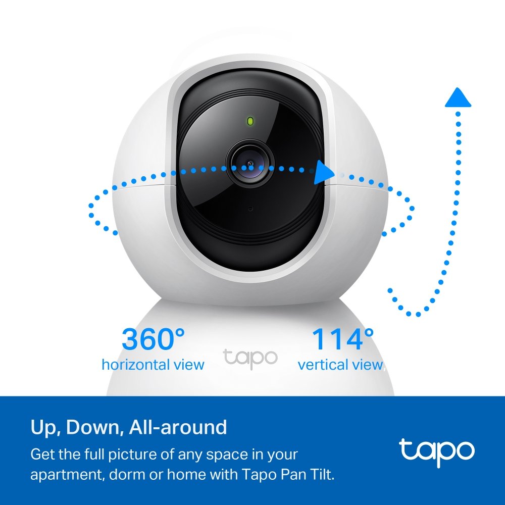 Camara IP WIFI TP-LINK TAPO TC71 PAN TILT 2K 3MP 2WAY Audio Movimiento 360º H 114º V V.NOCTURNA COMP con Alexa y Google HOME — vista detalle 2