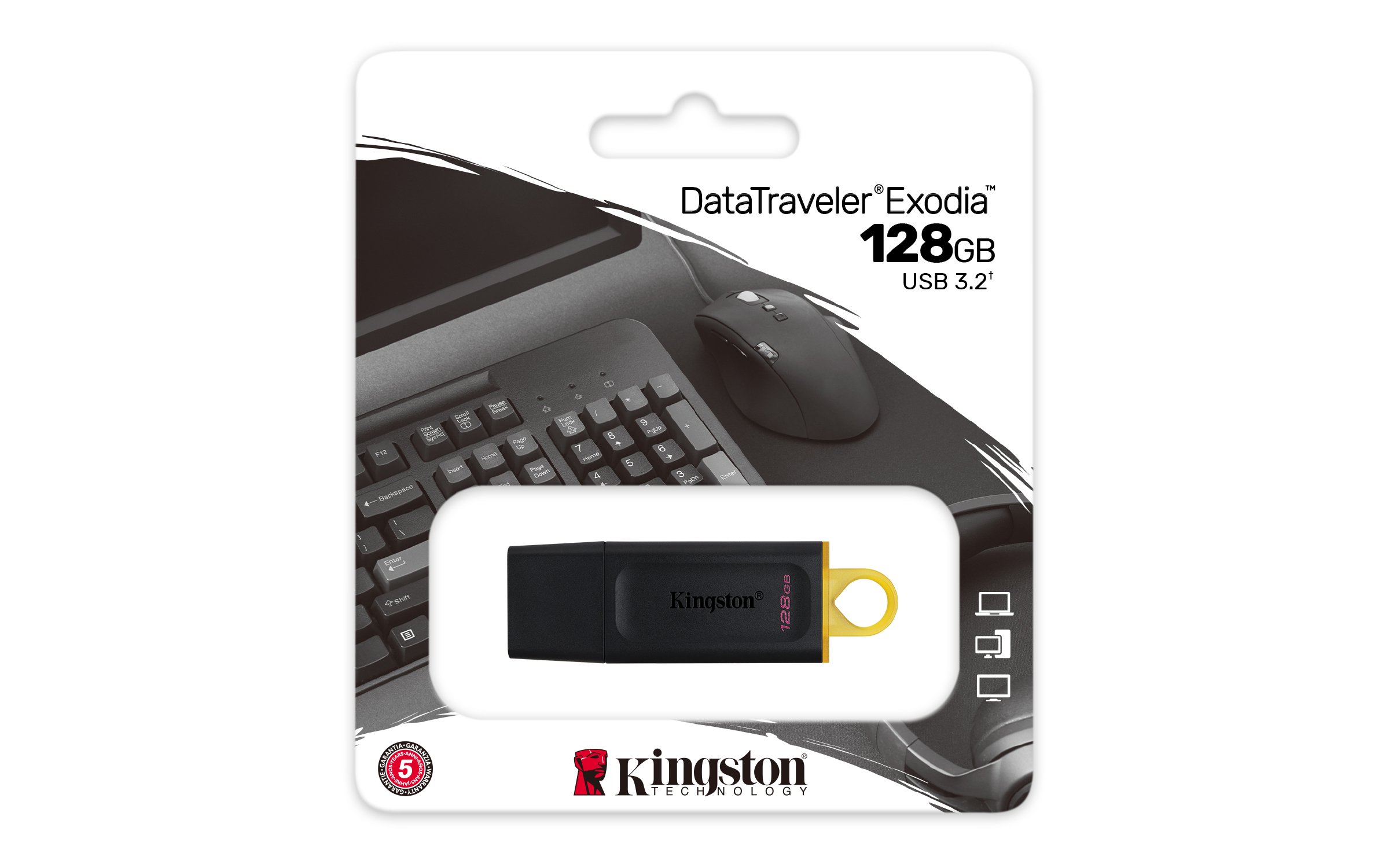 Kingston DataTraveler X1 — 128GB USB 3.2 de alta velocidad 6