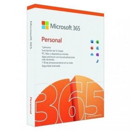 Microsoft 365 Personal — Suite ofimática completa, 1 usuario, 1 año