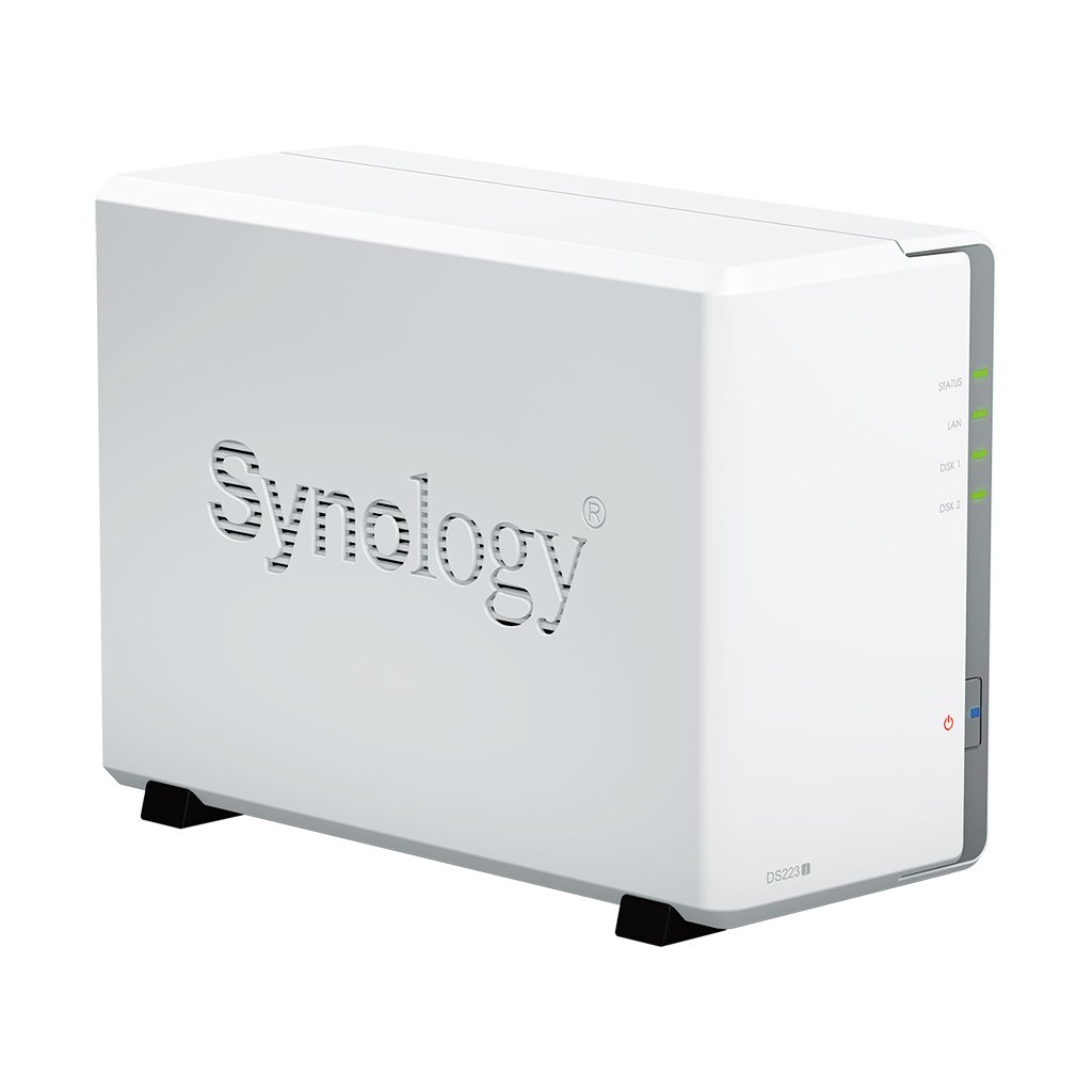 Synology DiskStation DS223J — NAS 2 bahías con RAID 0/1 y USB 3.2 6
