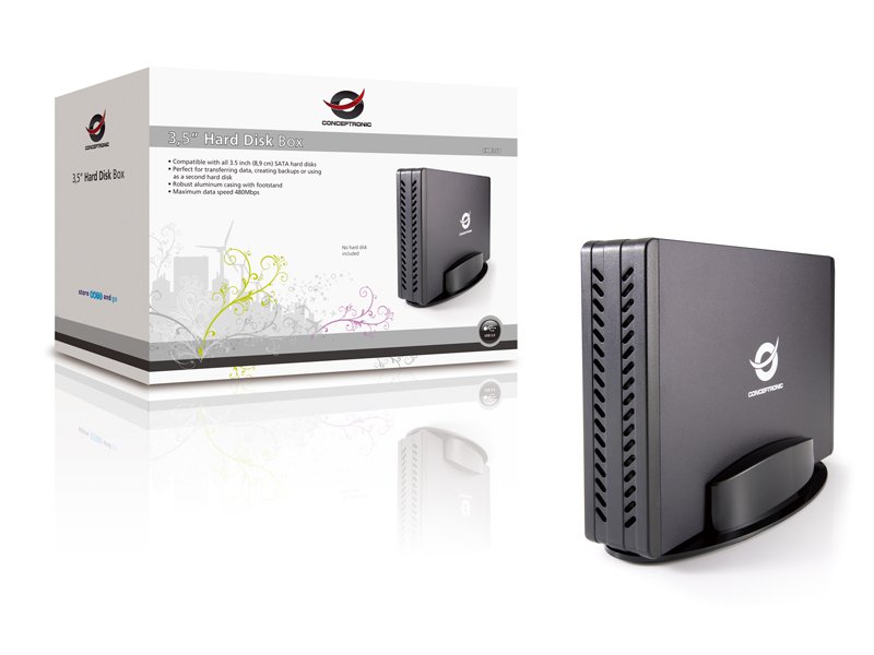 Conceptronic HD 3.5" — Caja externa SATA USB 2.0 6