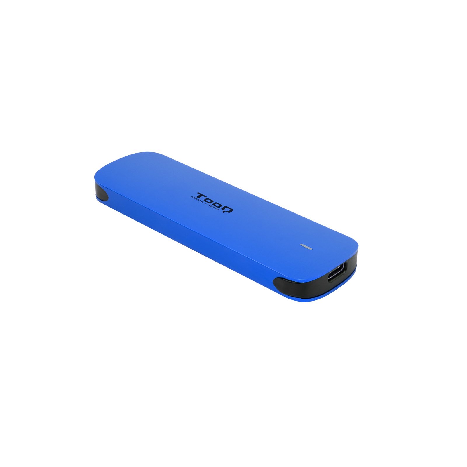 TOOQ TQE-2201BL — Caja externa M.2 NVMe USB 3.1 Gen2 aluminio