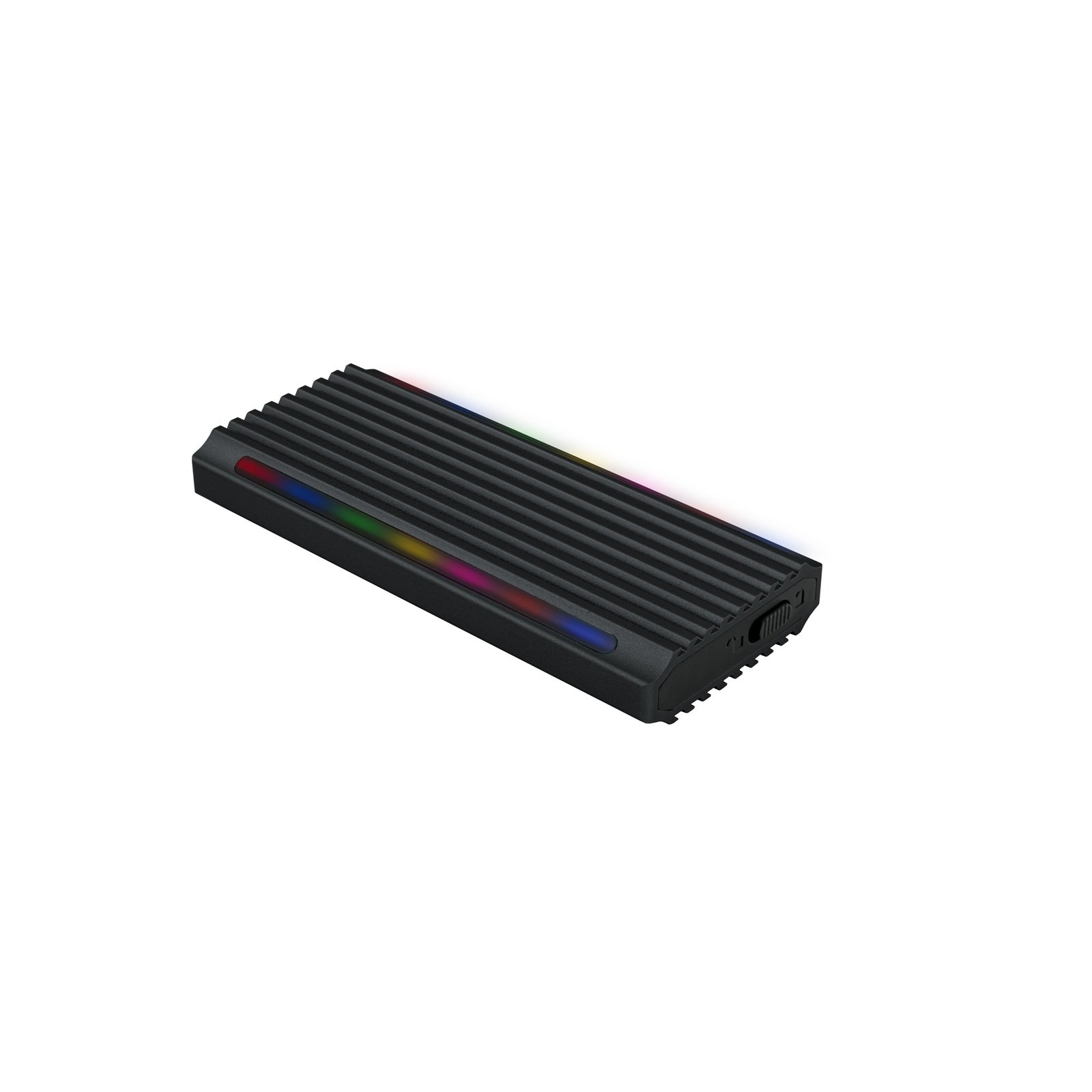 Caja Externa M.2 USB-C TQE-2222B para M.2 NGFF/NVMe USB 3.1 GEN2 USB-C Negro — vista detalle 1