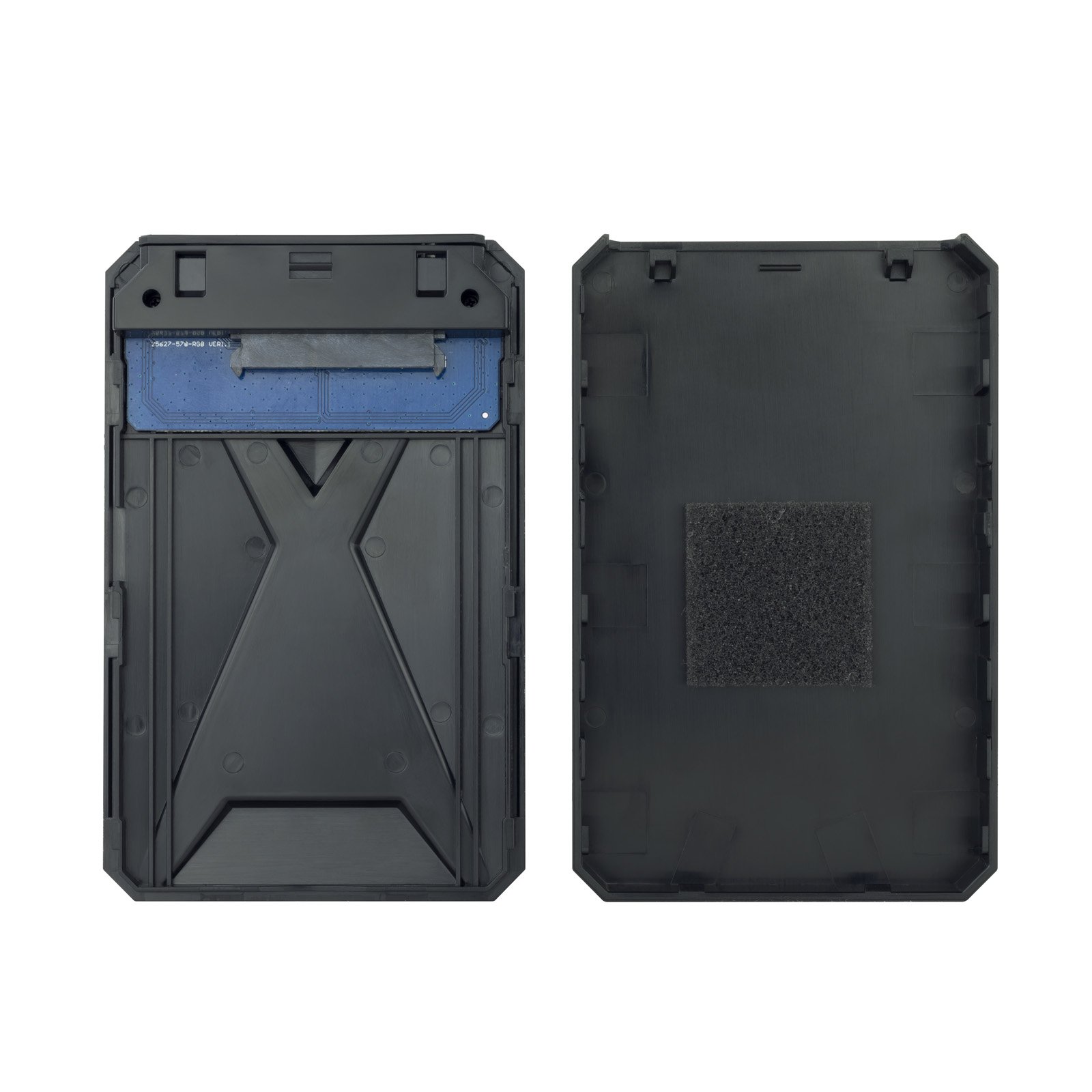 Caja Externa 2.5" USB 3.0 Gaming TQE-2550BL para HD de 9.5MM SATA USB3.0/3.1GEN1 LED Azul — vista detalle 2