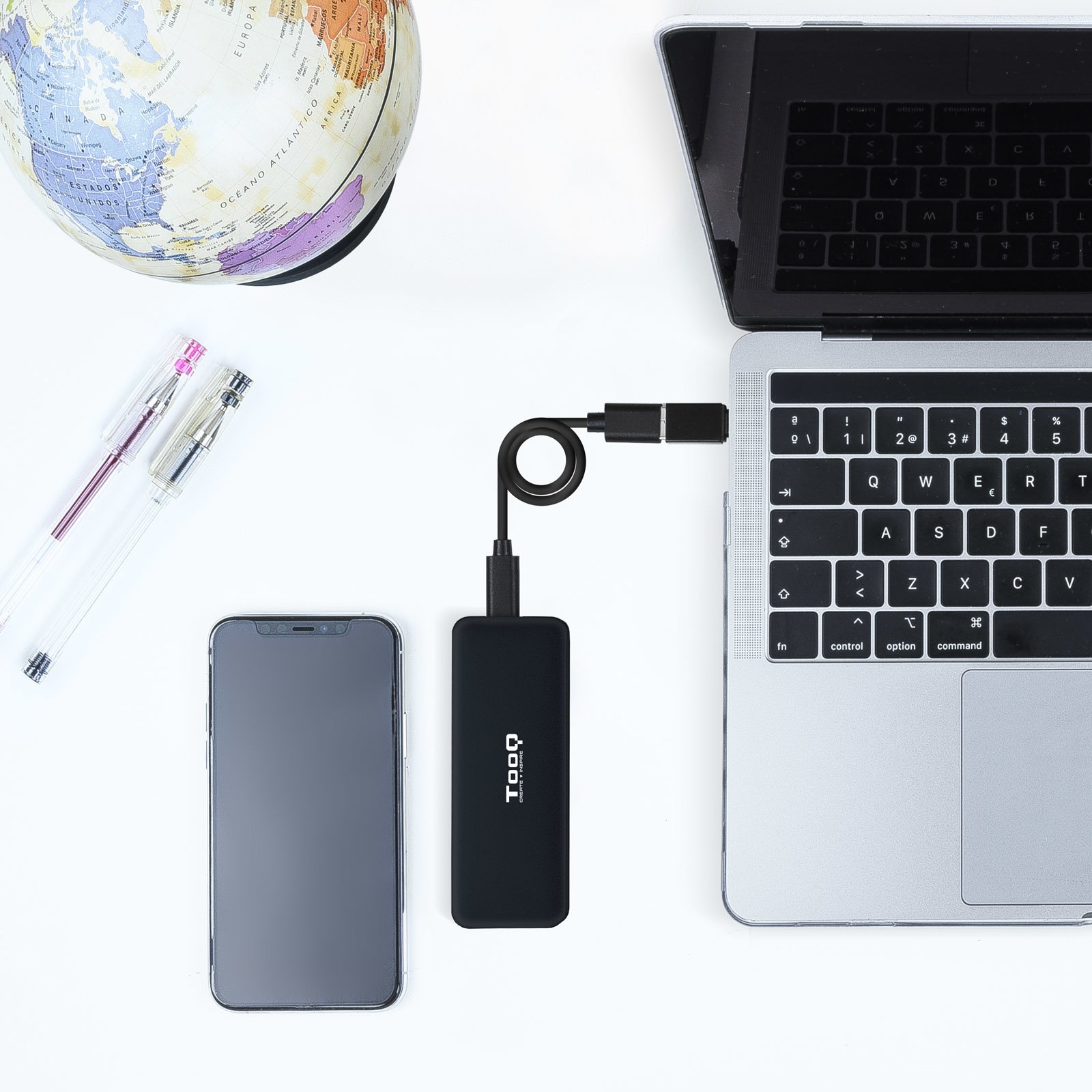 TOOQ TQE-2280B — Caja externa M.2 NVMe USB 3.1 Gen2 7