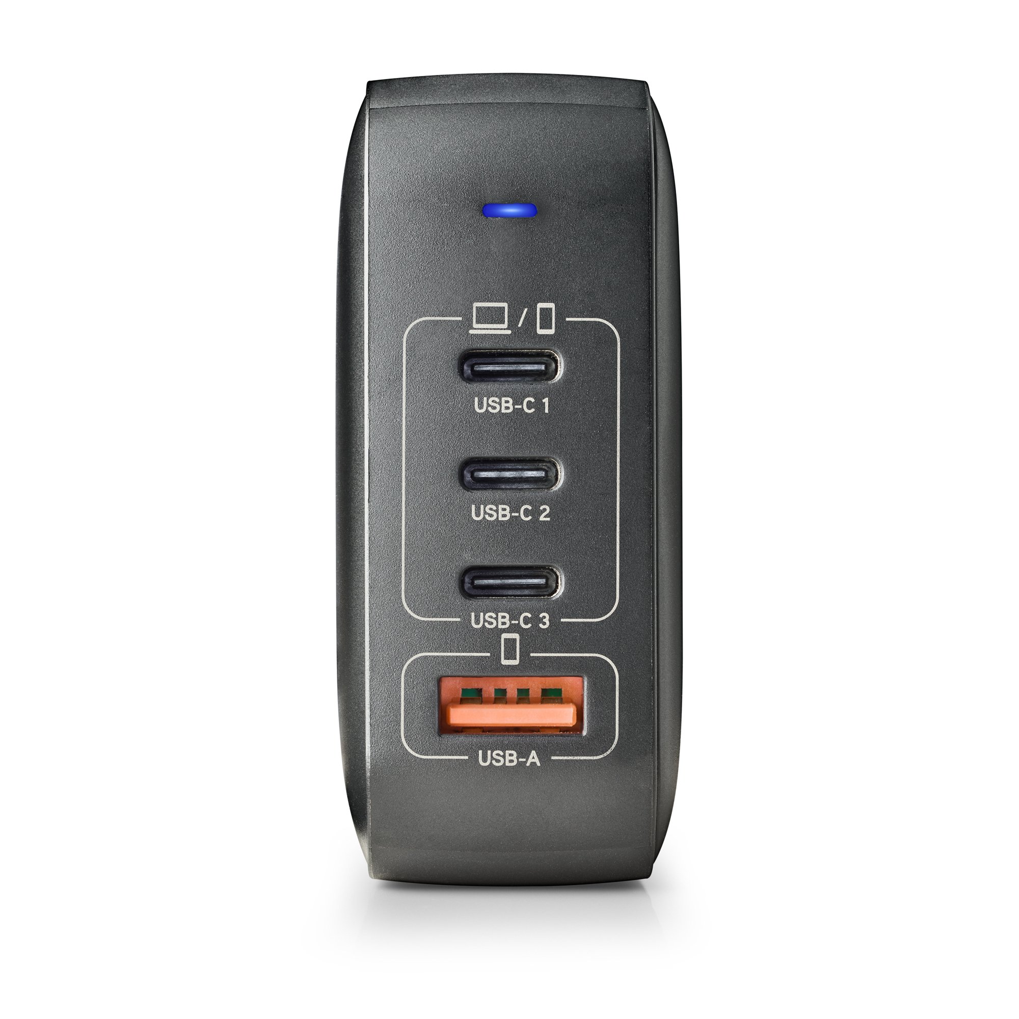 NGS BUD 165W — Cargador GaN 3 puertos USB-C + USB-A — vista detalle 2
