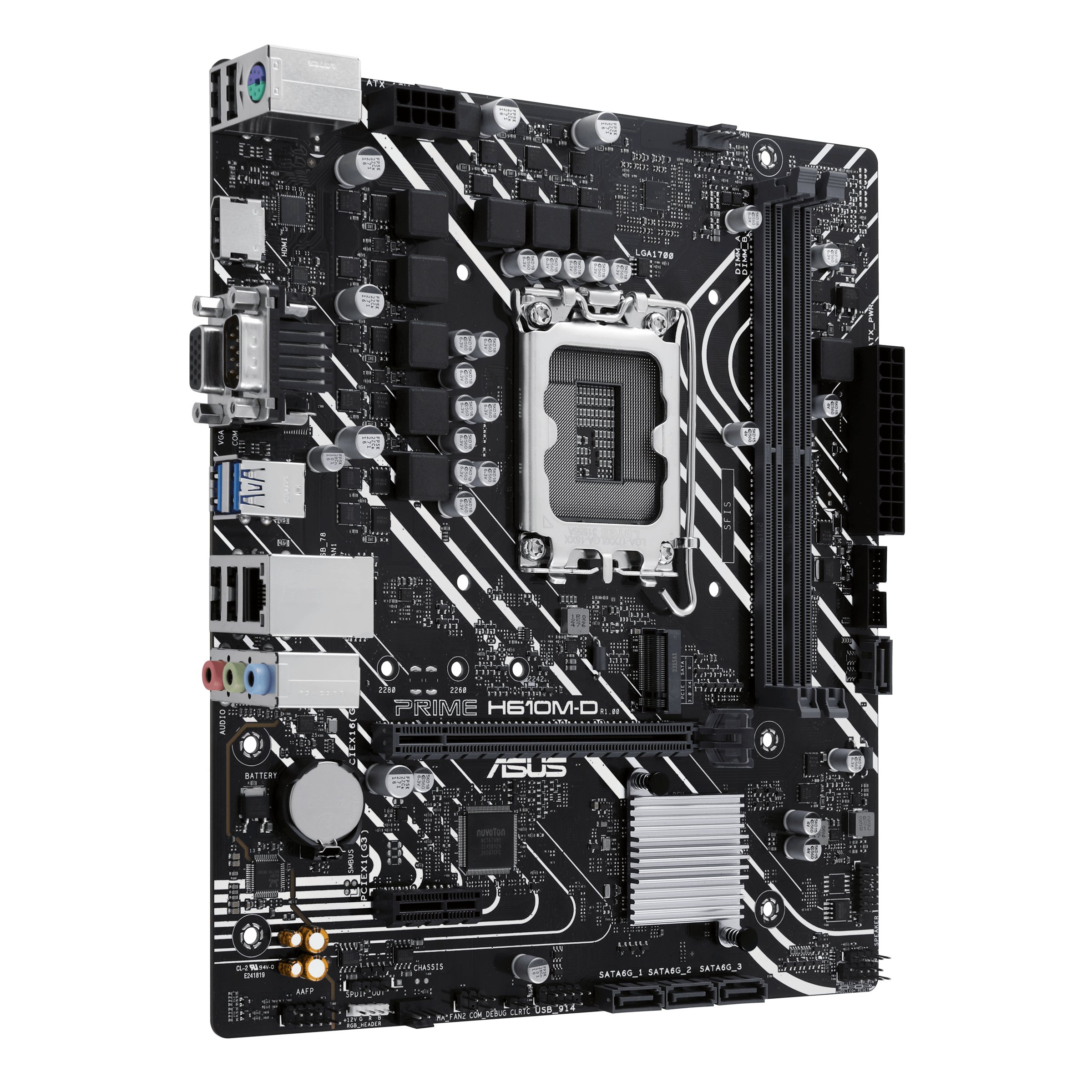 ASUS PRIME H610M-D — Placa base M-ATX DDR5 socket 1700 3