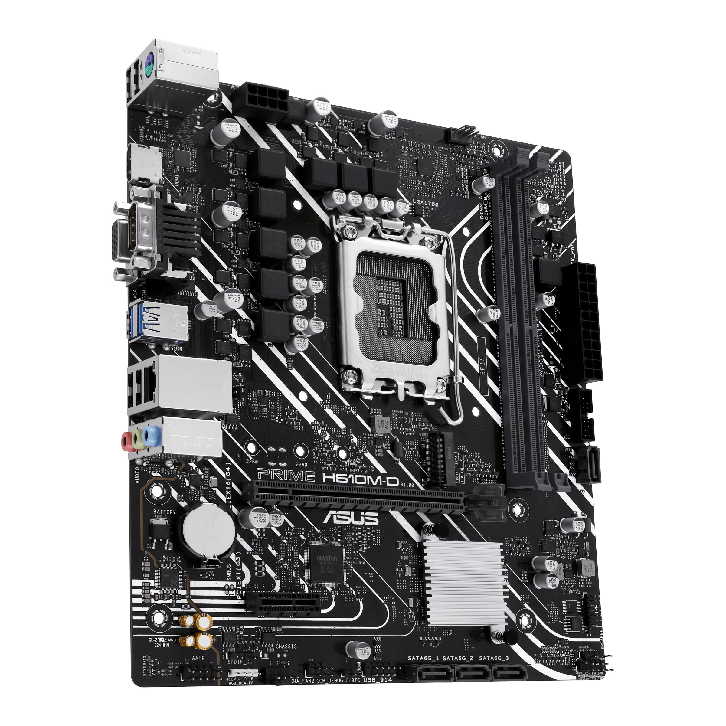 ASUS PRIME H610M-D — Placa base M-ATX DDR5 socket 1700 5
