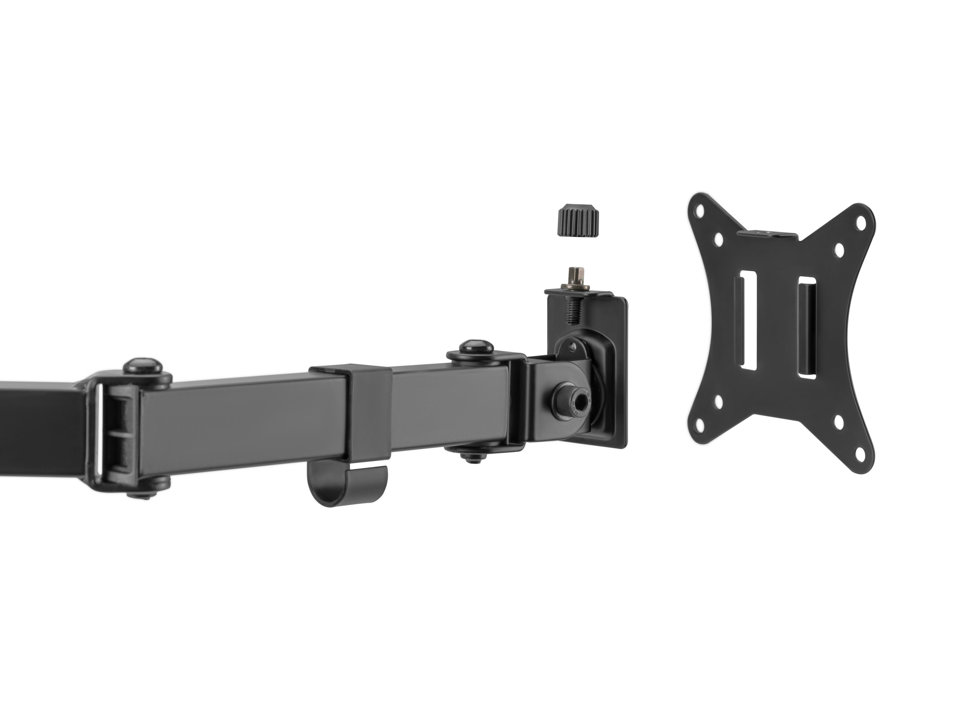 EQUIP 650157 — Soporte dual para monitores 17-32" con brazo giratorio 360° 6