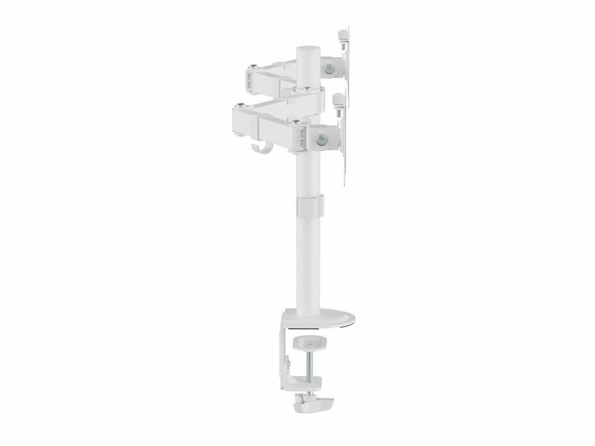 Soporte de Mesa 650167 para 2 Pantallas 17"-32" Brazo Inclinable y Giratorio 360 Color Blanco — vista detalle 1